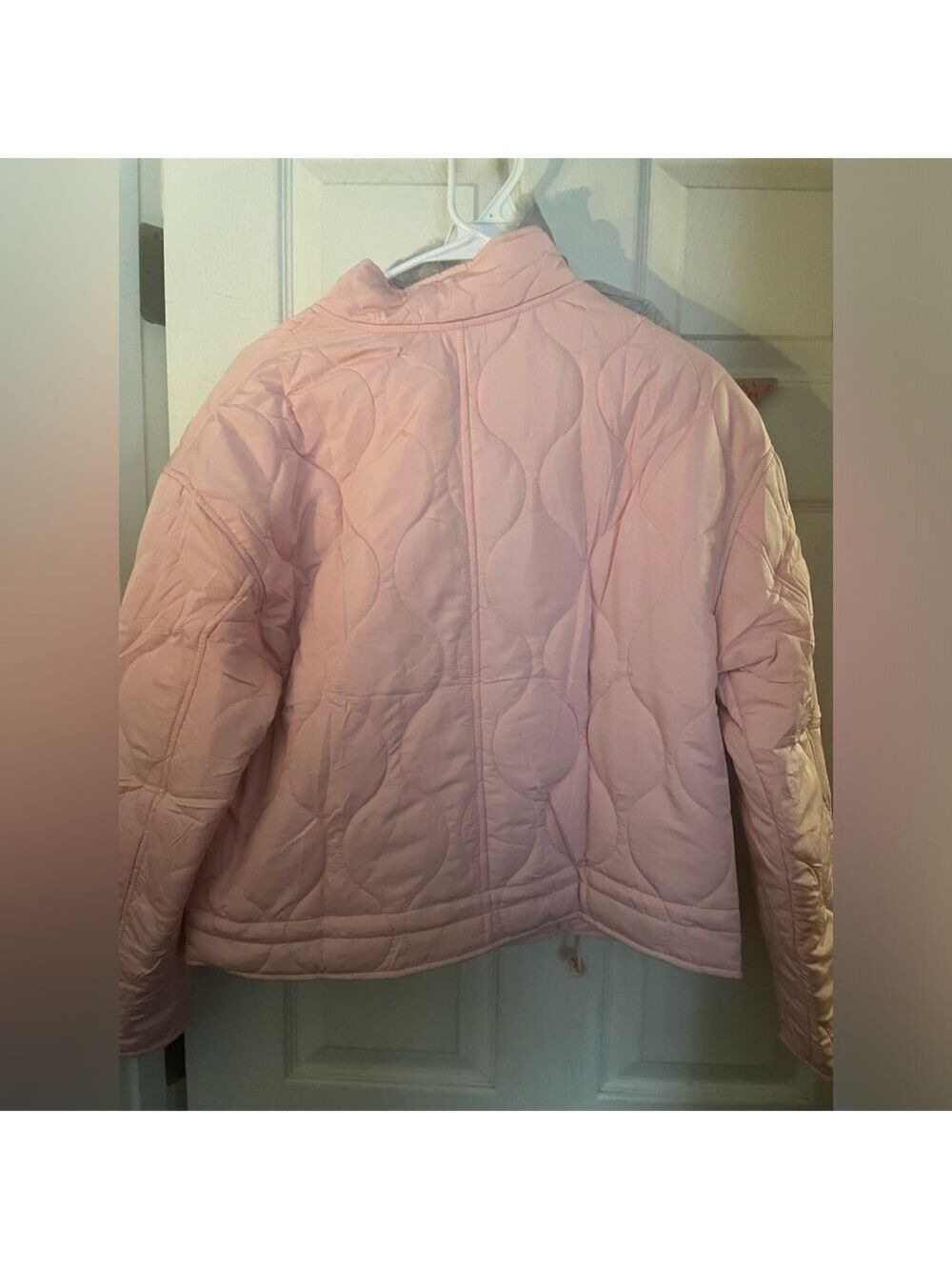 Merokeety Coat Pink Cropped Small NWT - Picture 2 of 5
